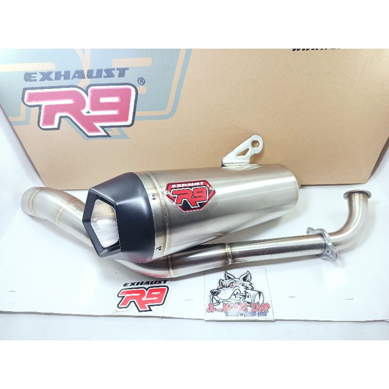 Knalpot R9 GP SS Series Nmax New Nmax Aerox 155 ADV PCX 150