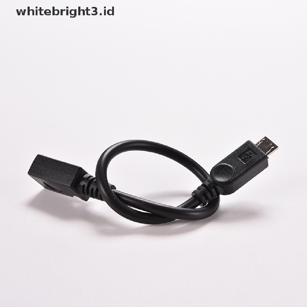 (whitebright3.id) Kabel Adapter Converter Micro USB B Male Female M / F