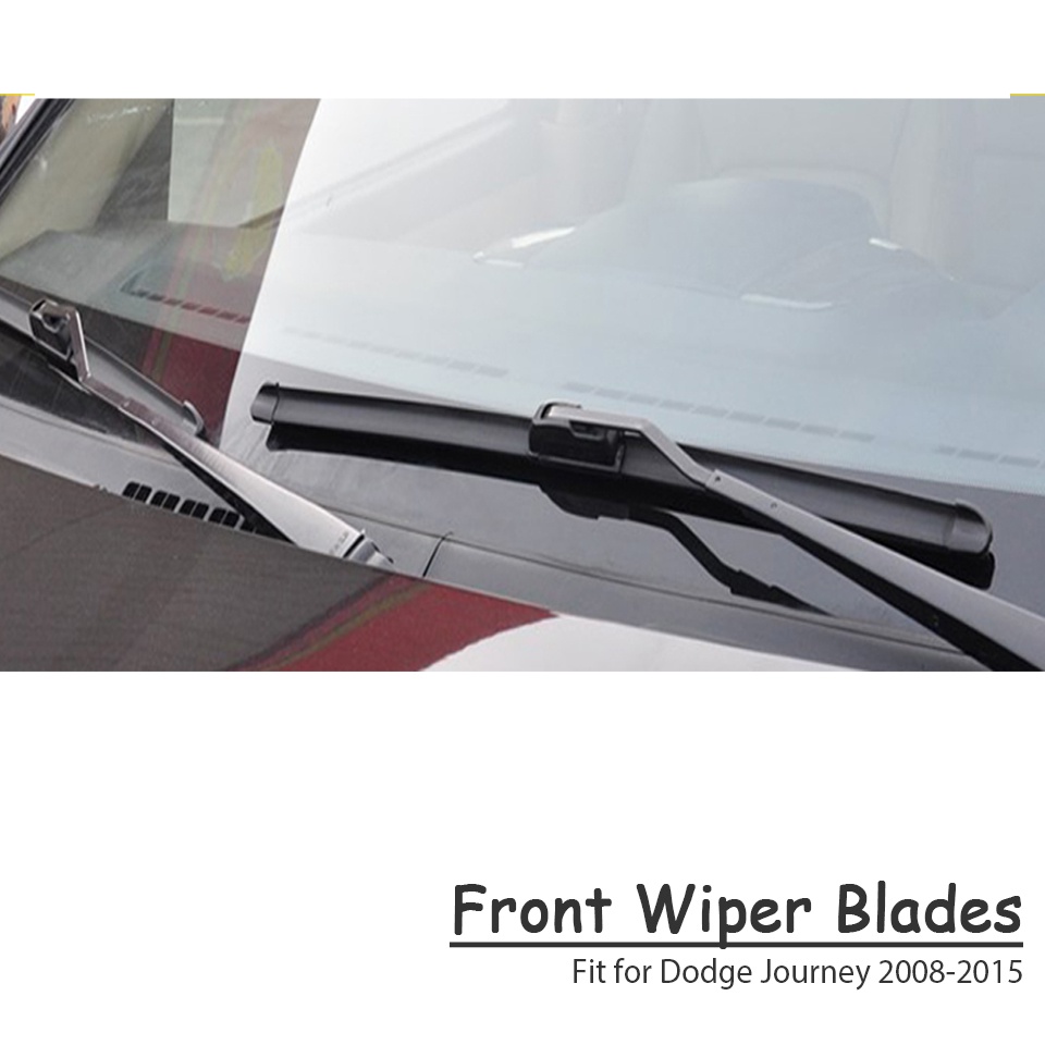 1 Set Strip Karet Wiper Kaca Depan Mobil Untuk Dodge Journey 2015 2014-2008