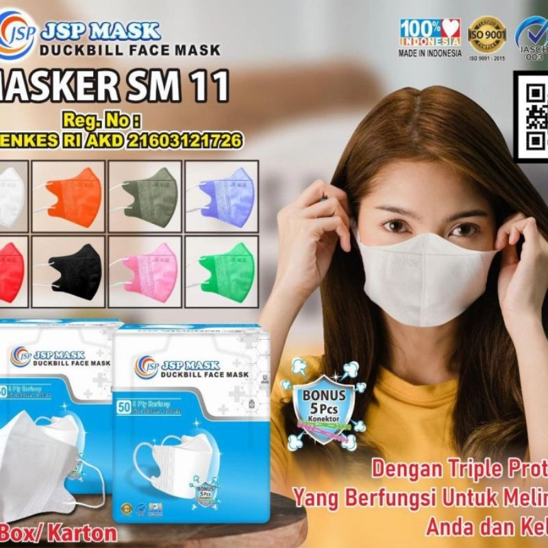 Masker Duckbill Warna/Masker Duckbill JSP