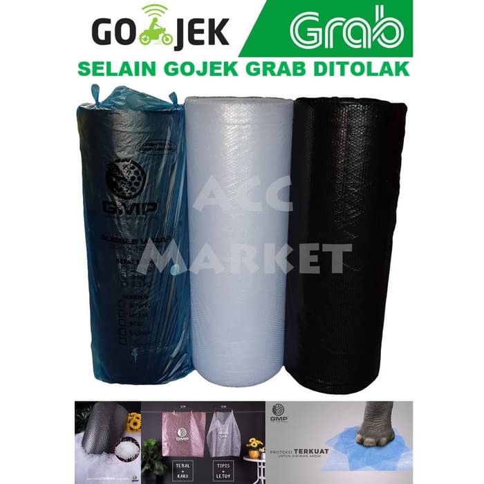 

SALE - BUBBLE WRAP 50 METER X 125 CM PLASTIK BUBLE PACKING - PUTIH