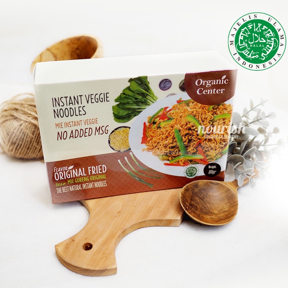 Organic Center, Mie Goreng Original 110 gr (NO MSG)