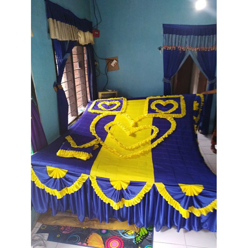 seprei kamar pengantin uk 200x180