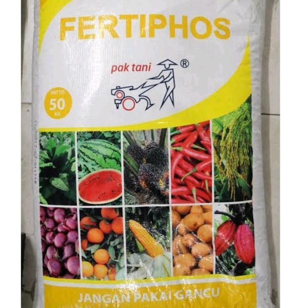 Pupuk SP Fertiphos TSP Hitam Pak Tani Kemasan Repack 1kg bisa bayar cod