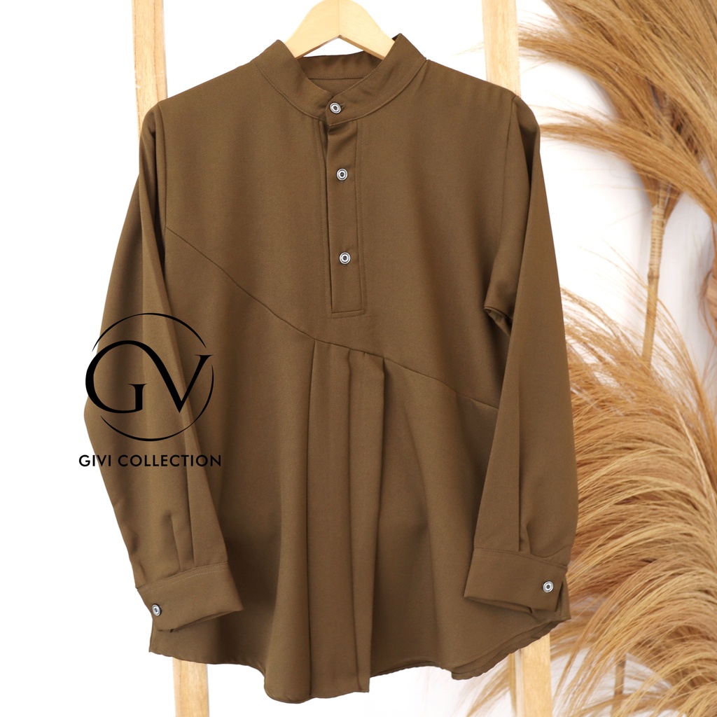 Bianca Blouse  /Atasan wanita / Busui-O L I V E
