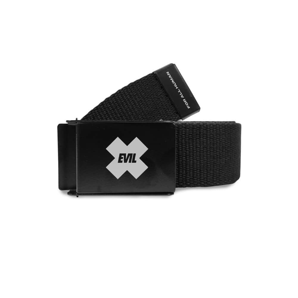 BELT PRIA DAN WANITA EVIL ARMY HOOPS BANJARMASIN "CROSS BLACK BELT"