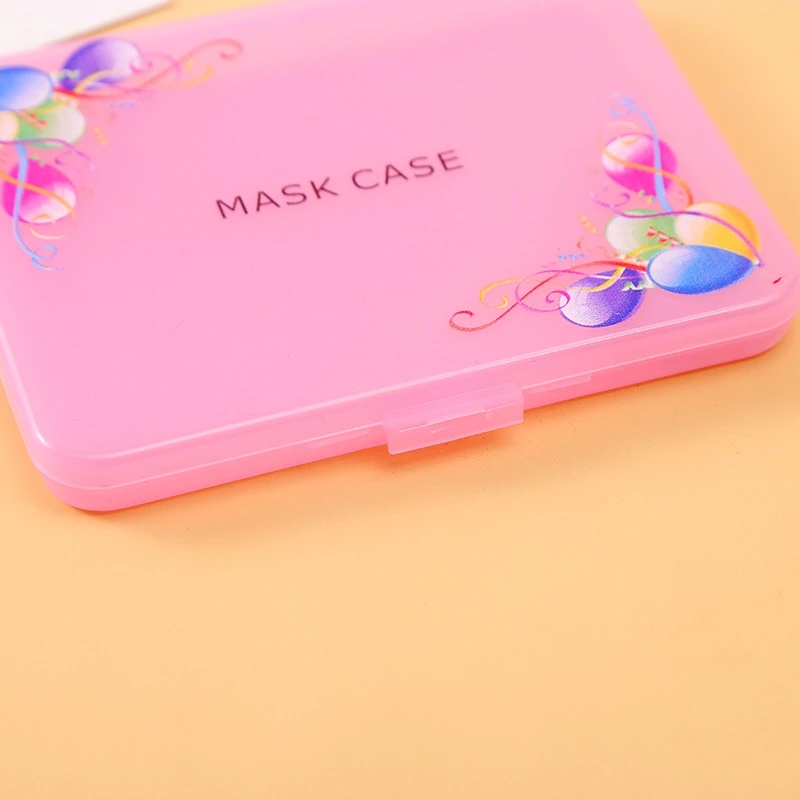 [Student dustproof and waterproof mask box ][Colorful mask storage box ][Portable Reusable mask storage bag ]