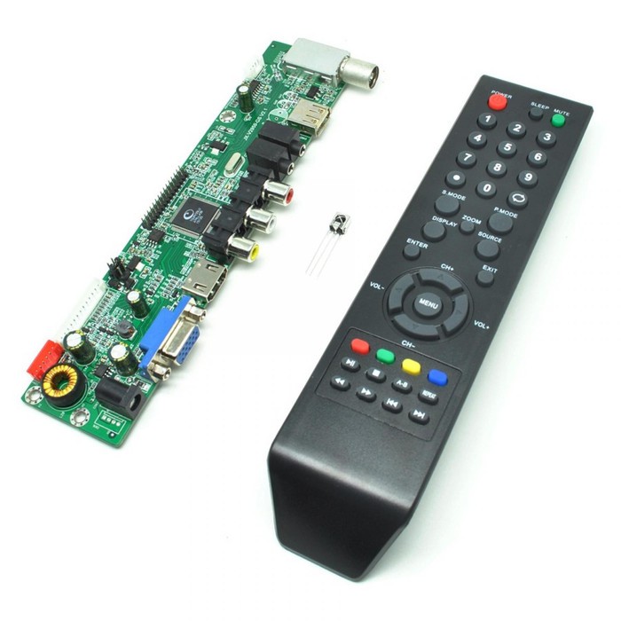 Order Langsung Universal LCD Controller Board TV Motherboard VGA / HDMI / AV / TV / U Berkualitas