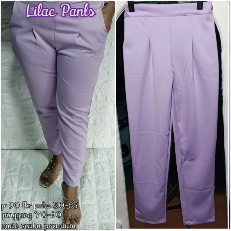 LILAC PANTS / CELANA WANITA / ABCD LABEL