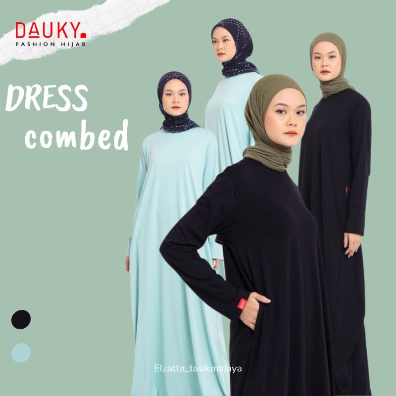 DAUKY DRESS POLOS GAMIS KAOS L DRESS COMBED ORIGINAL