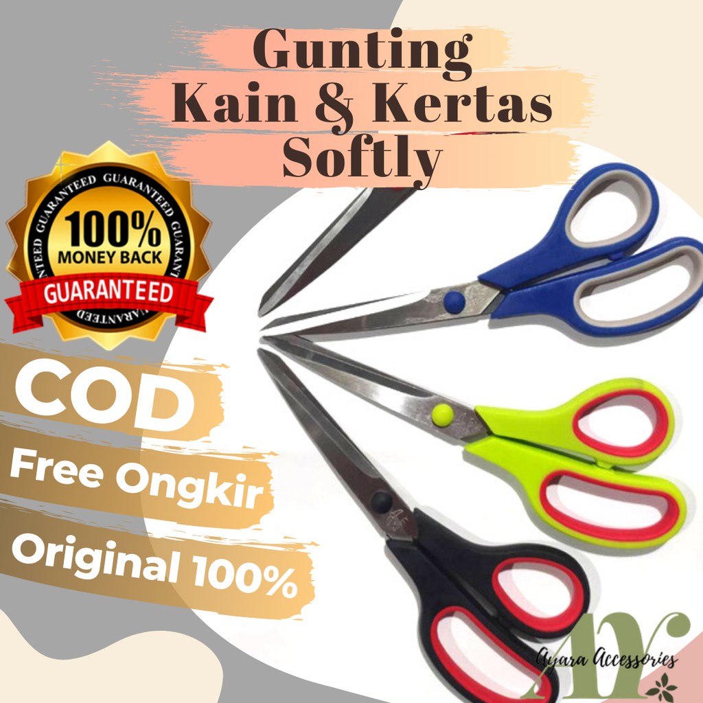 GUNTING KAIN JAHIT KERTAS BENANG BESI JEPANG