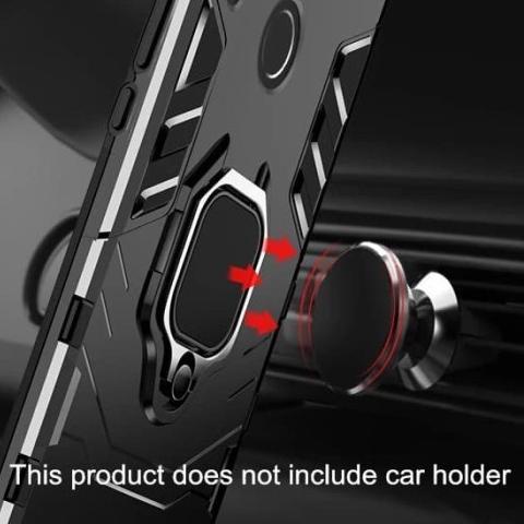 ☇ Redmi Note 10 Redmi Note 10 Pro Hard Case Armor Panther witth Ring Iron+Iring 360 ♤