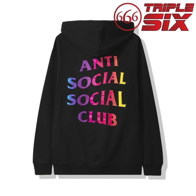 Jaket Hoodie Jumper Anti Social Social Club More Hate More Love ASSC
