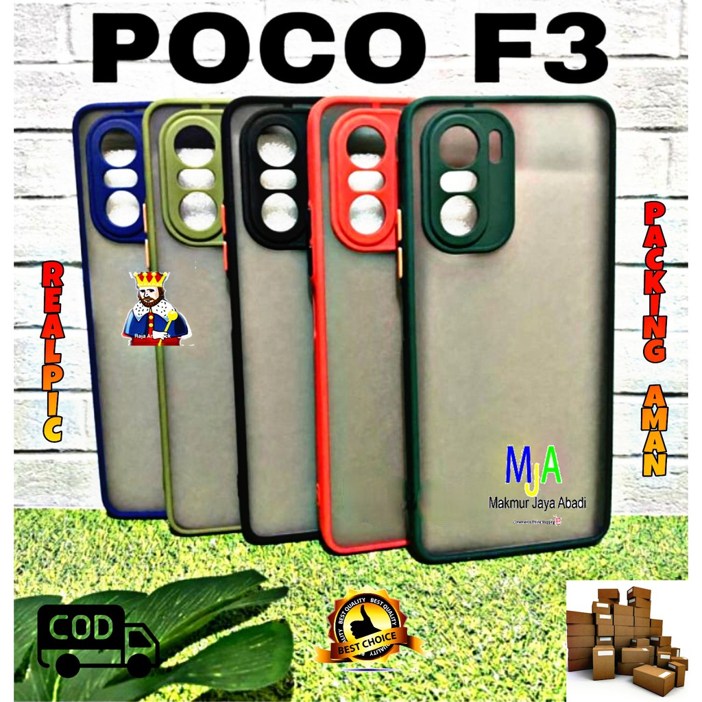 SOFTCASE XIAOMI POCOPHONE POCO F3 - CASE MATTE FULL COLOUR MY CHOICE BUMPER CASE PELINDUNG KAMERA