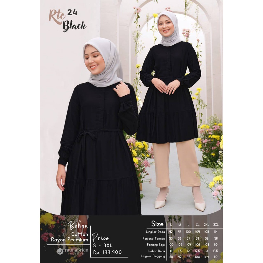 Rauna Tunic Wanita / RTC-24 / Fashion Muslim