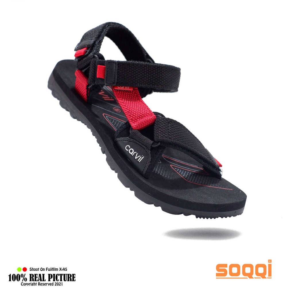 Sandal gunung cowok dewasa original sendal pria laki-laki dewasa terbaru model hikking outdor casual branded Carvil Argha Gasvar luxor kuat dan nyaman promo lebaran keren cod murah 38-44