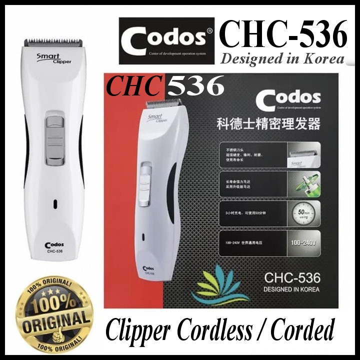 Alat Cukur Rambut Original Codos Hair Clipper Shaver Electric CHC 536