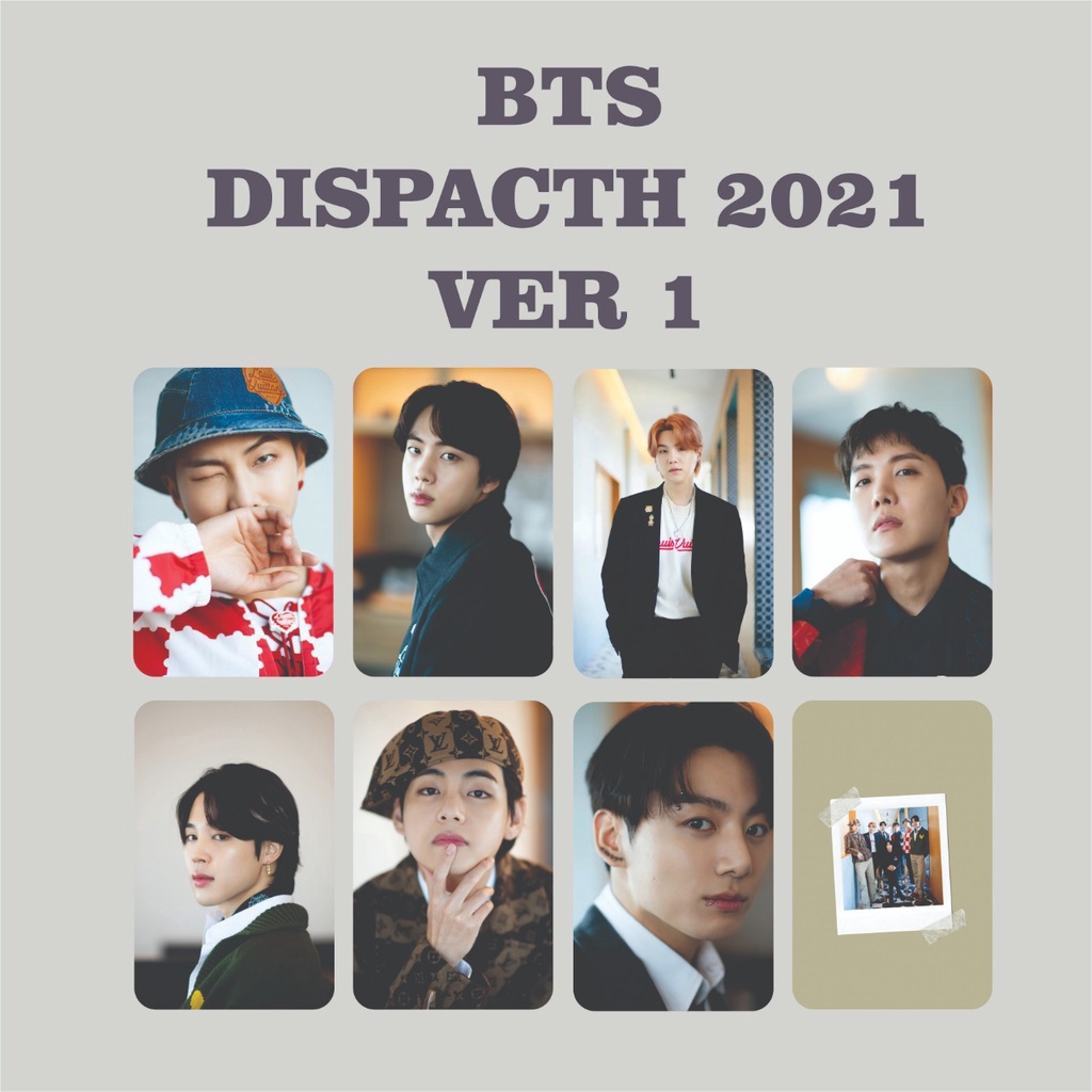 BTS DISPATCH 2021 (MOMENT JINGLE BALL) PHOTOCARD