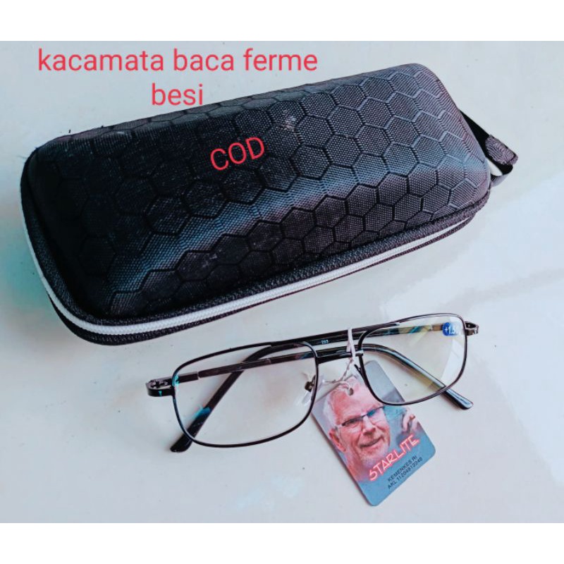 kacamata baca/plus ferme besi