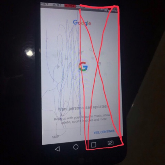 LG k10 LTE minus lcd