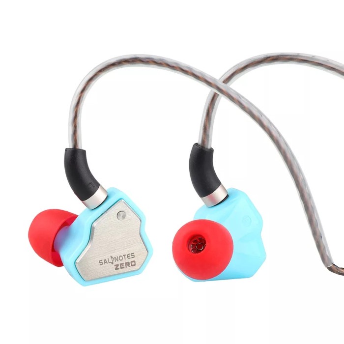 7Hz Salnotes Zero with Mic 10mm Driver In Ear Detachable In Ear Earphone IEM