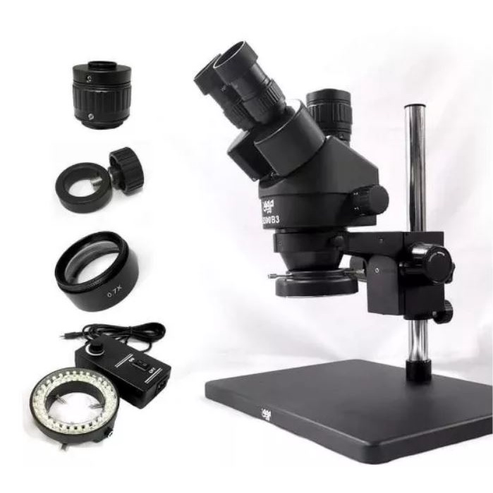 Mikroskop Trinokuler S500 B3 Original Plus Lampu / Plus Lensa Peninggi High Quality / Produk Origina