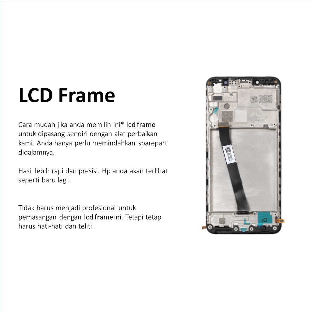 [ CHECK.ID ] LCD + FRAME XIAOMI REDMI 7A