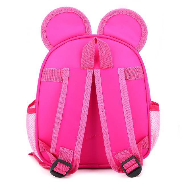 TAS RANSEL BACKPACK SEKOLAH ANAK PEREMPUAN KARAKTER MICKEY MINNIE MOUSE UKURAN PAUD ATAU TK IMPORT