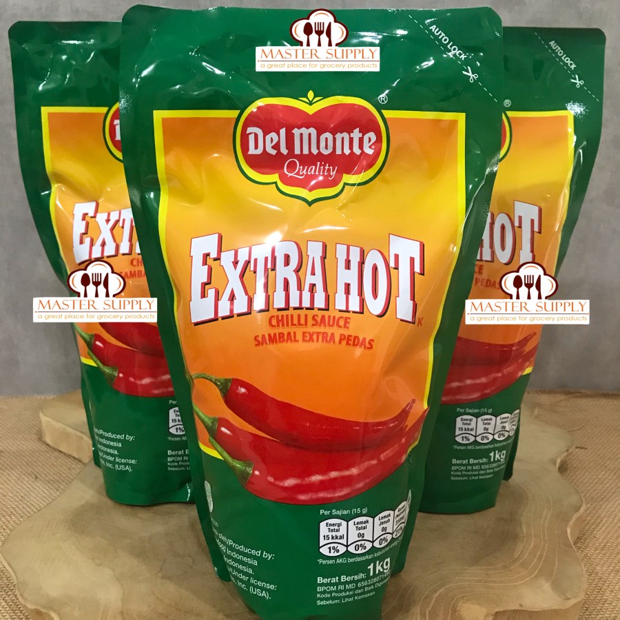 

DEL MONTE EXTRA HOT CHILLI SAUCE 1 KG / SAUS SAMBAL EXTRA PEDAS HALAL