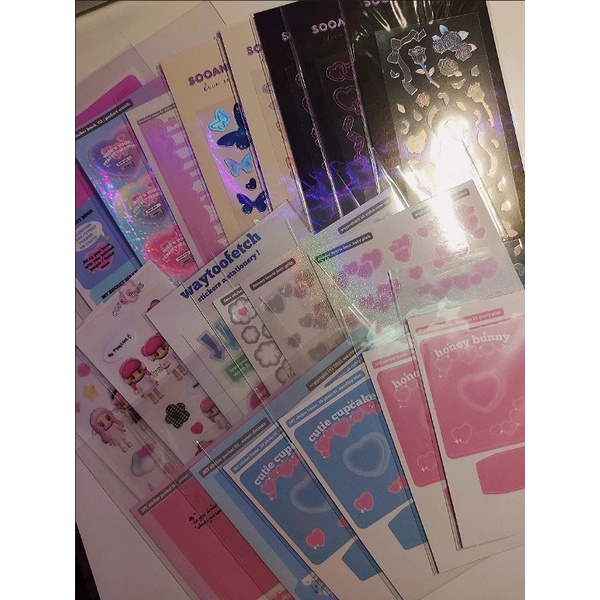 READY STOCK korean sticker sooang | coral tree