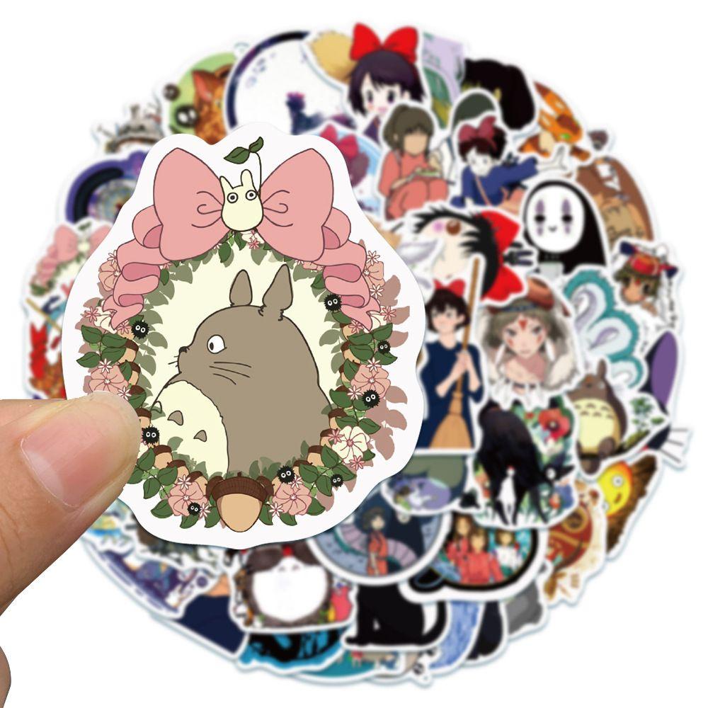 Mxbeauty Spirited Away Stiker Hadiah Stiker Kreativitas Dekorasi Stiker Perekat Diri Kartun Stiker Koper Ponsel Dekorasi Skateboard Stiker Graffiti Stiker