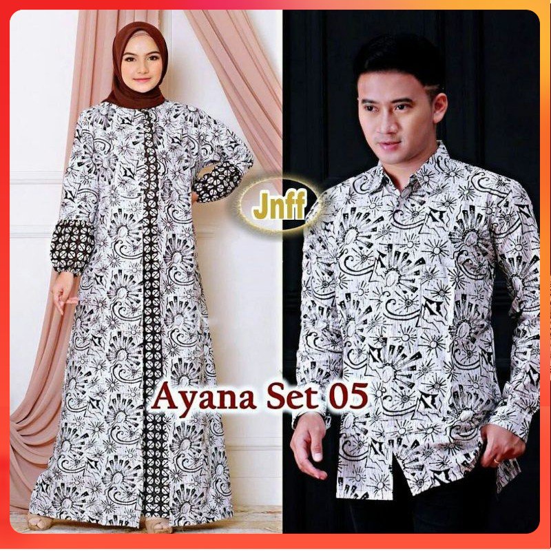 cople batik terbary set ayana limited edition premium