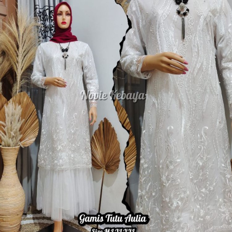 (cod)kebaya tutu/gamis tutu/kebaya pesta,wisuda