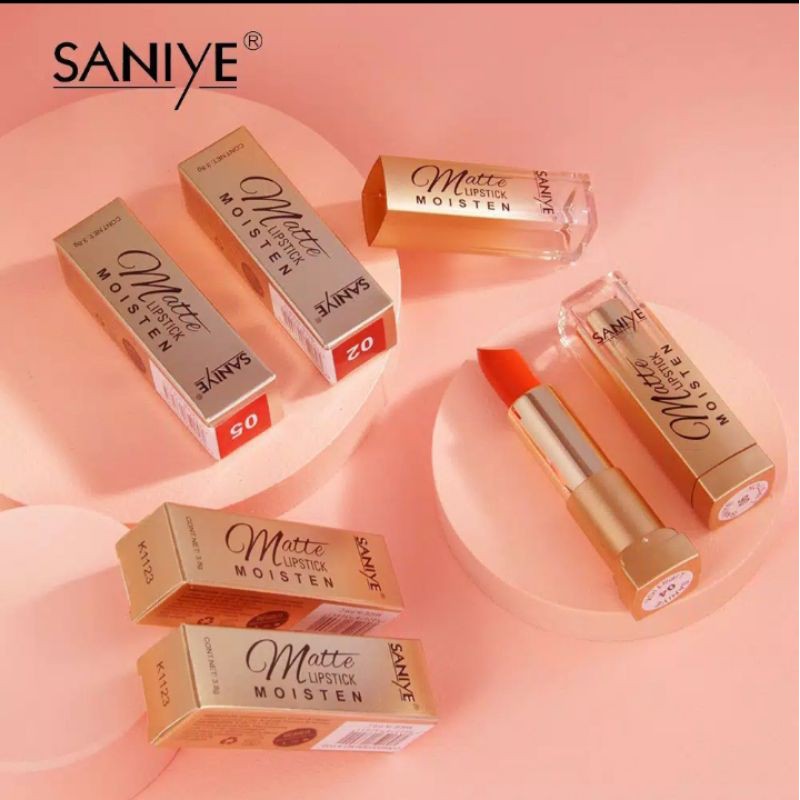 SANIYE EXCLUSIVE Lipstik Velvet Matte Texture Lip Gloss