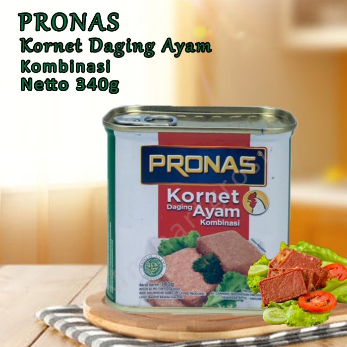 Pronas / Kornet Daging Ayam / Kombinasi / 340g