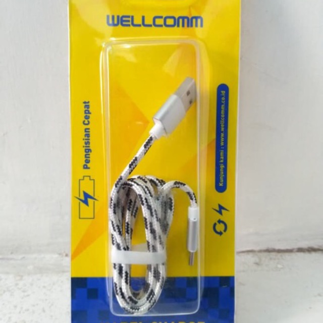 Kabel Data Type C merk Wellcomm