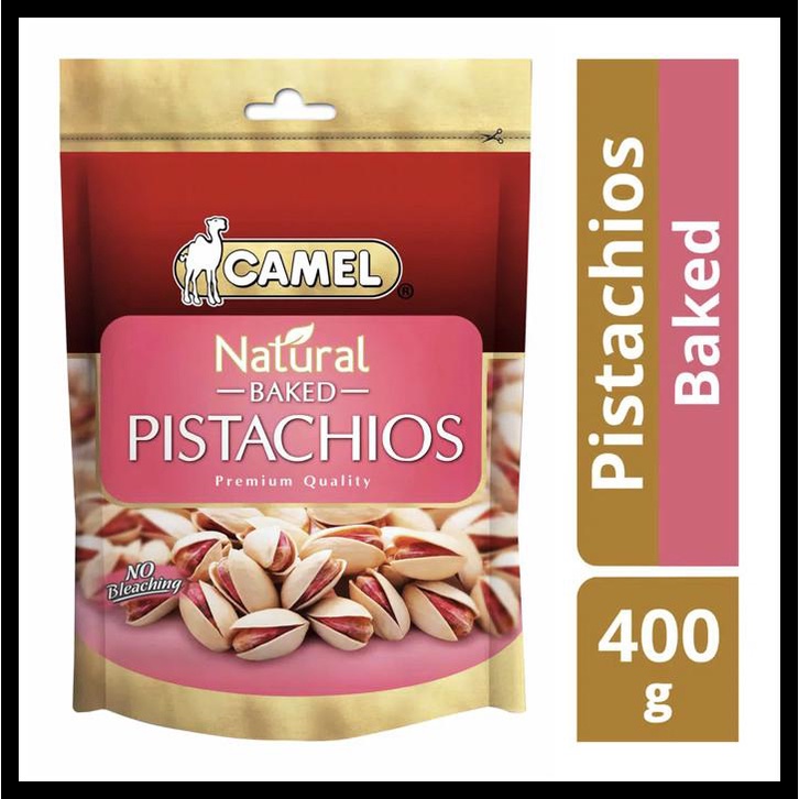 

DISKON TERBATAS !!! CAMEL NATURAL BAKED PISTACHIOS 400G / KACANG CAMEL TERLARIS