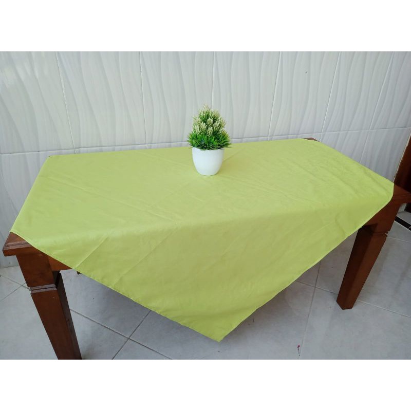 TAPLAK MEJA RUANG TAMU TERAS POLOS DAN MOTIF UKURAN 1 M X 1 M ATAU 100 CM X 100 CM