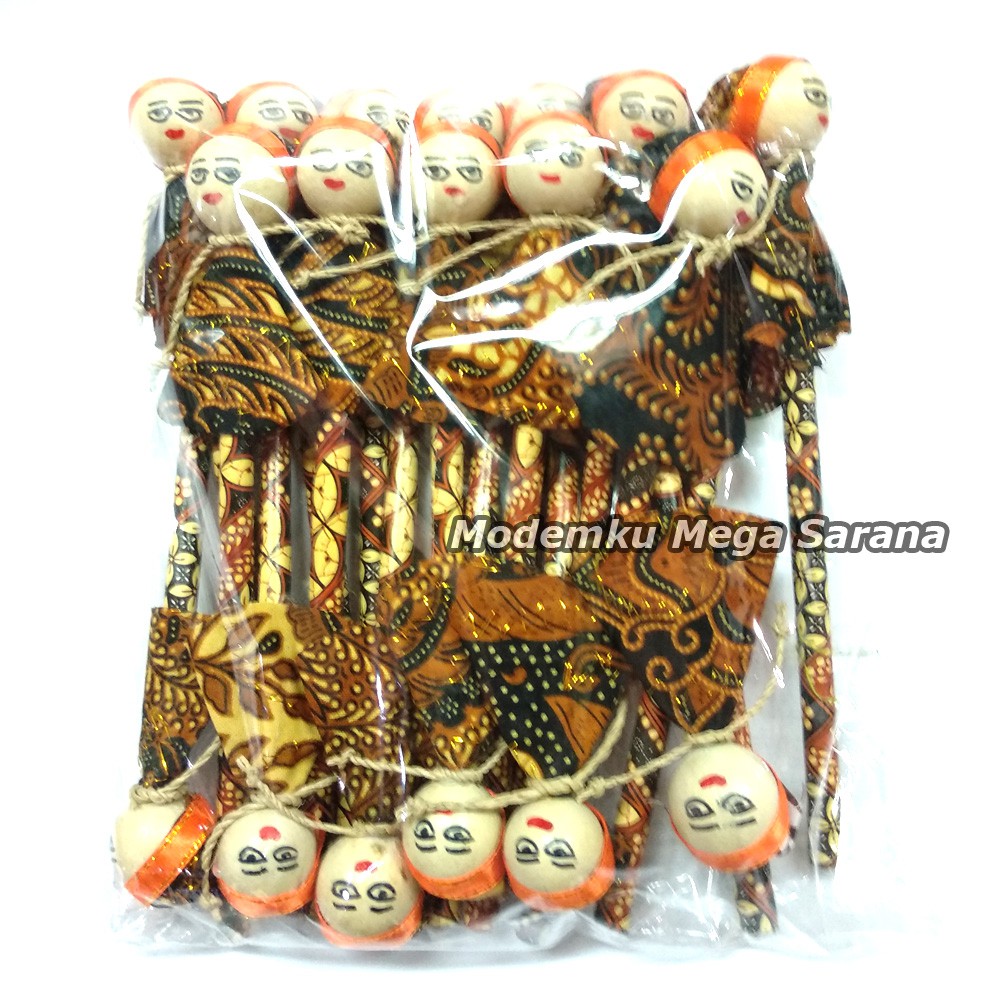 Souvenir Pensil Batik Boneka IND01 - 20pcs