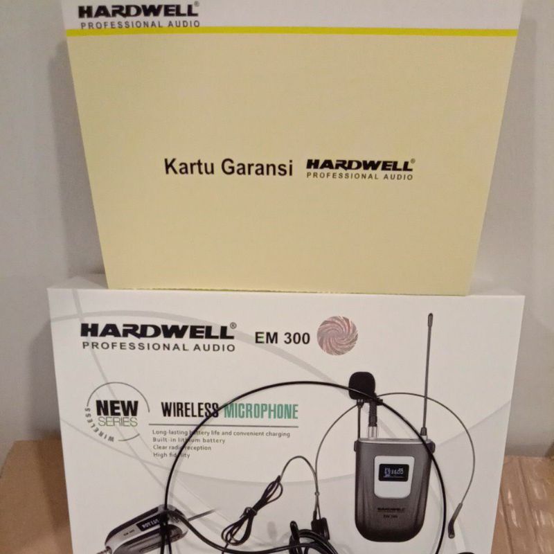 MIC WIRELESS HARDWELL EM300 ORIGINAL GARANSI RESMI