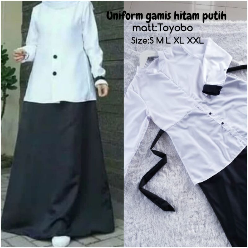 Gamis Hitam putih || Pemda|| Khaky ||Army|| Pramuka