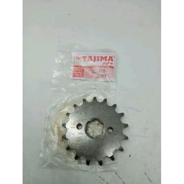 gir gear depan glpro gl pro cdi gl 100 ukura 17 428 tajima