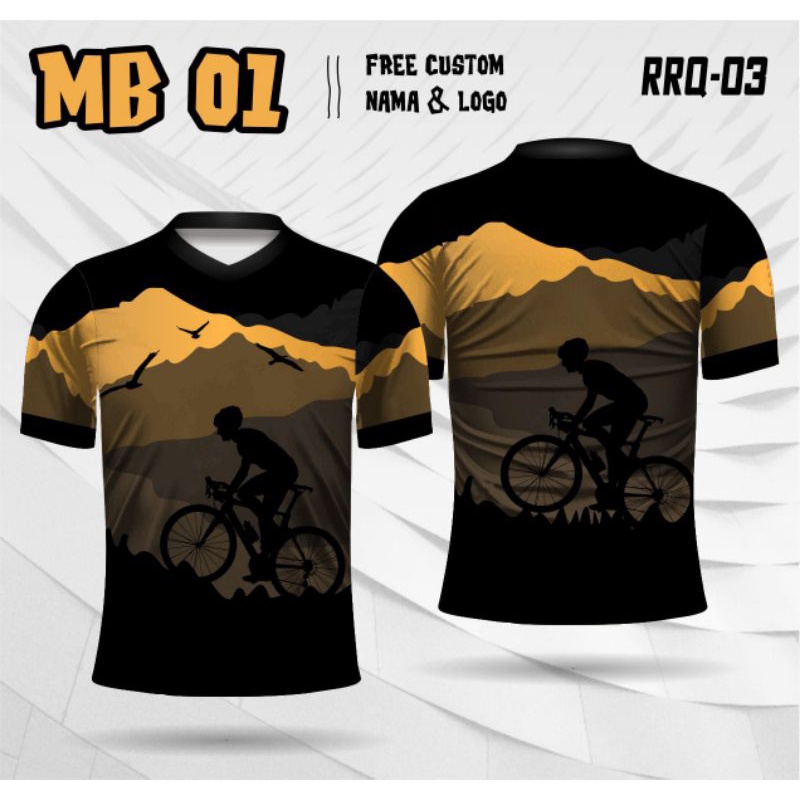 Baju sepeda mtb thrill kaos jersey sepeda gunung mountain bike