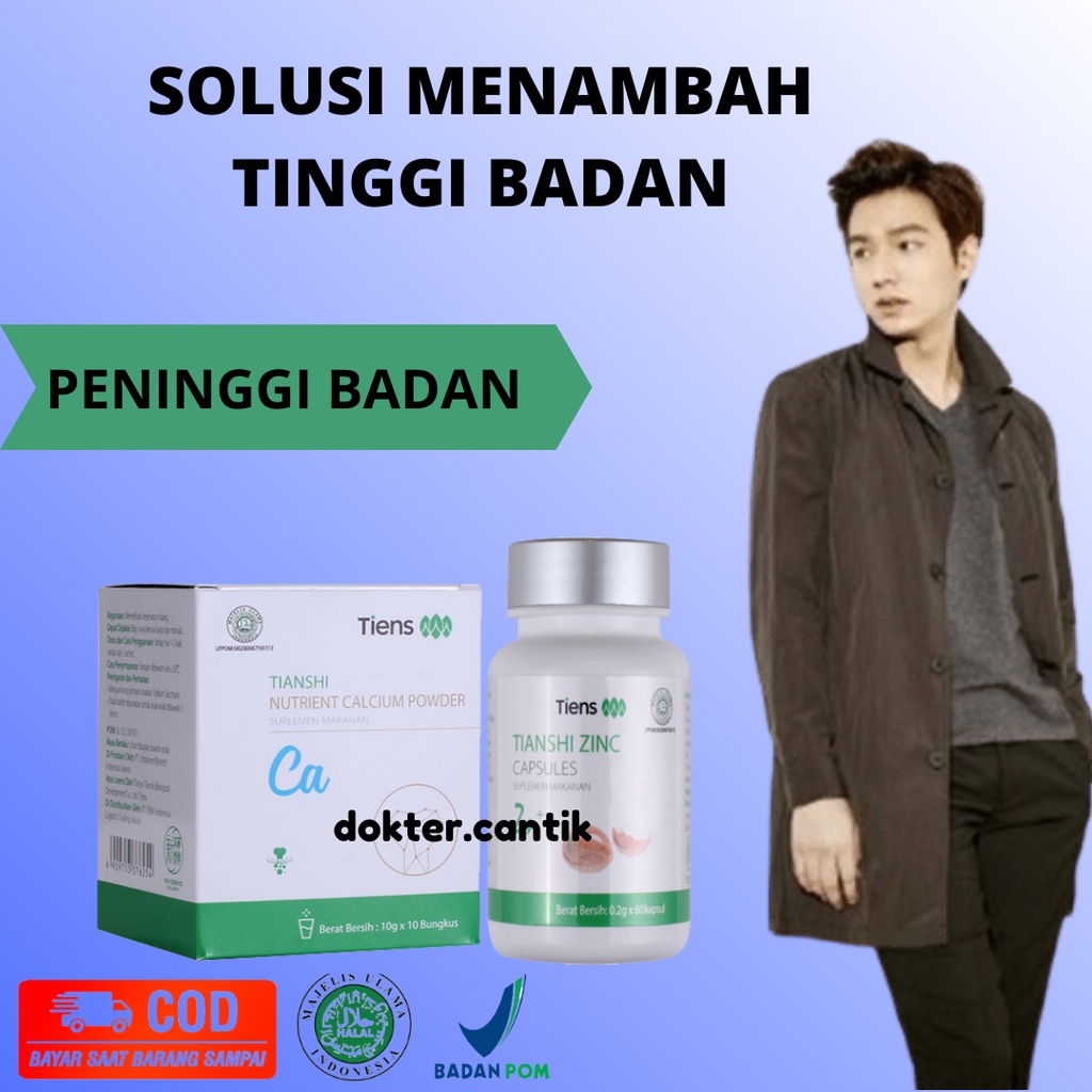 

Suplemen peninggi badan dewasa obat penambah tinggi badan super grow up susu tiens ampuh bpom