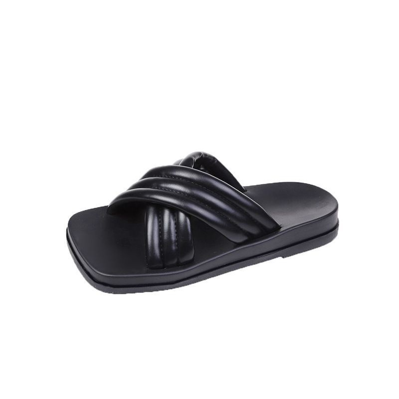 Permata Sandal Slip On Wanita Import NF2019 Sandal Tali Silang Casual Premium Quality