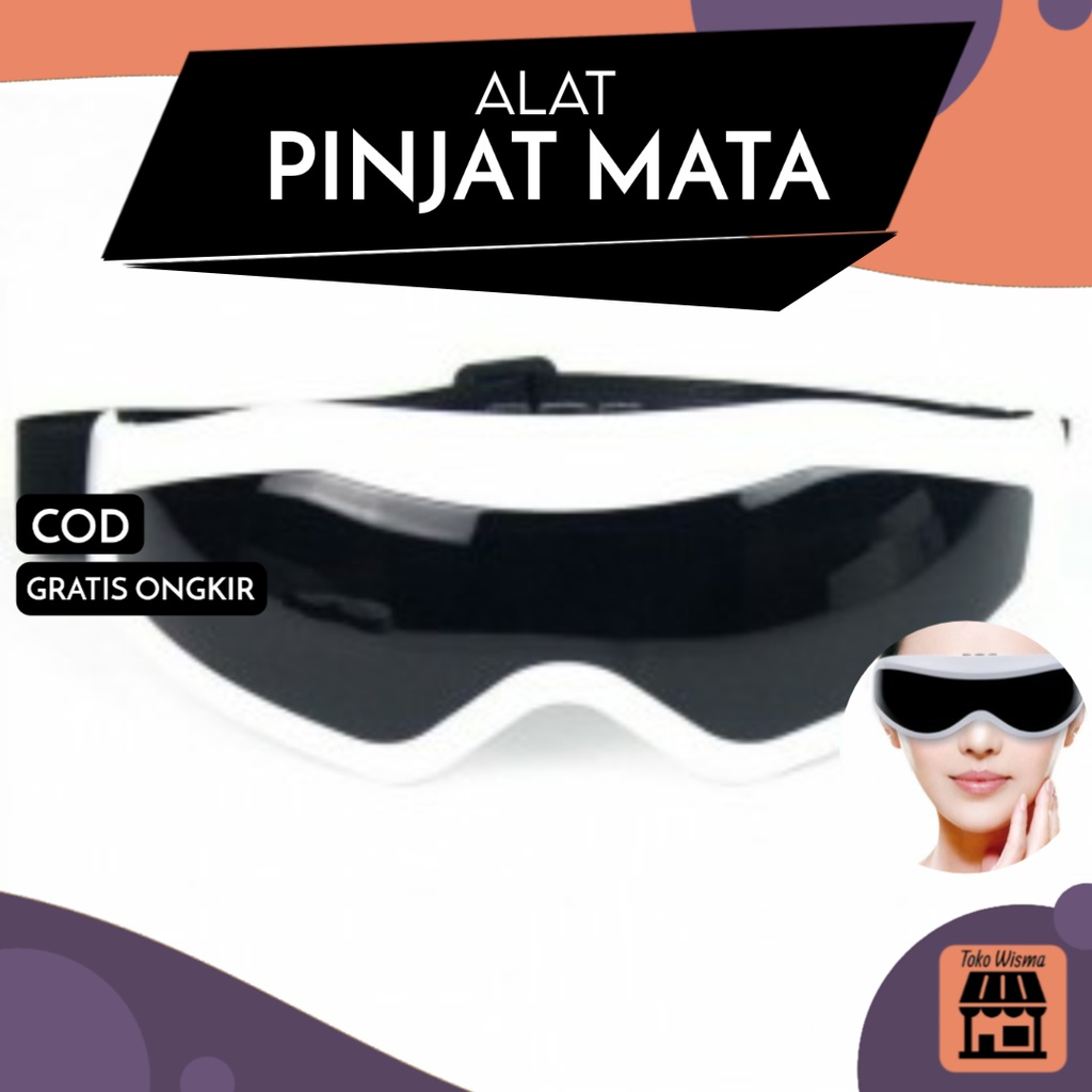 (COD) Alat Pijat Mata ICare Dan Kacamata Terapi PinholeTerapi Mata Minus Eye Massager Terapi mata
