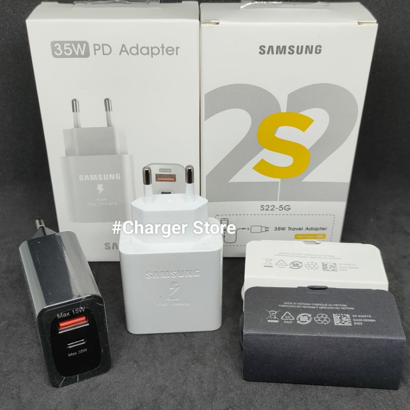 Charger Samsung 35W Type C ORIGINAL 100% Super Fast Charging