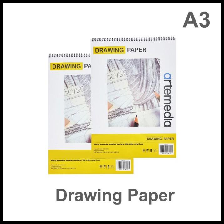 

Artemedia Drawing Paper Book A3 - 30 Lembar / Buku Gambar