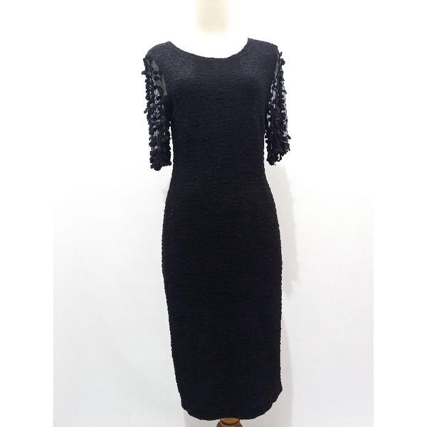 Dress Span Formal Tile 3D Hitam