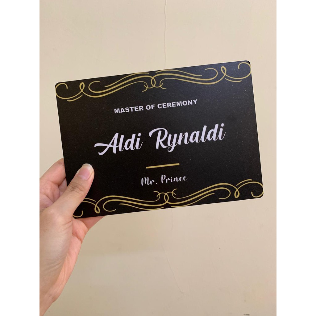 Acrylic Cue Card A5 Penjepit Kertas Shopee Indonesia